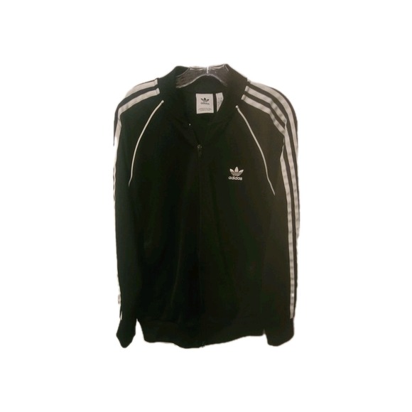 Adidas Originals Track Jacket Size: LARGE Black Men CW1256 - Picture 5 of 7